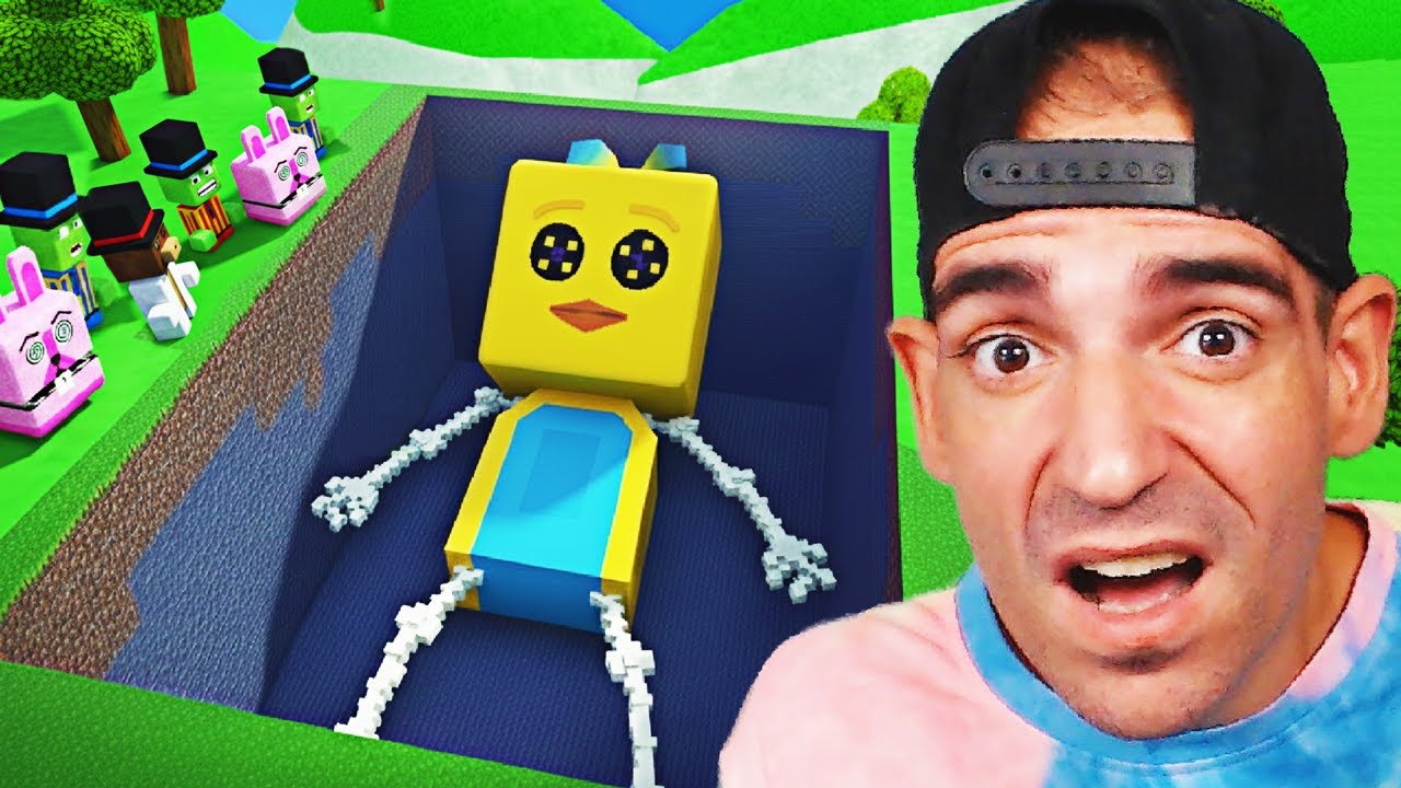 ENCONTRÉ el ATERRADOR CUERPO Enterrado de SHICKA en Super Bear Adventure!