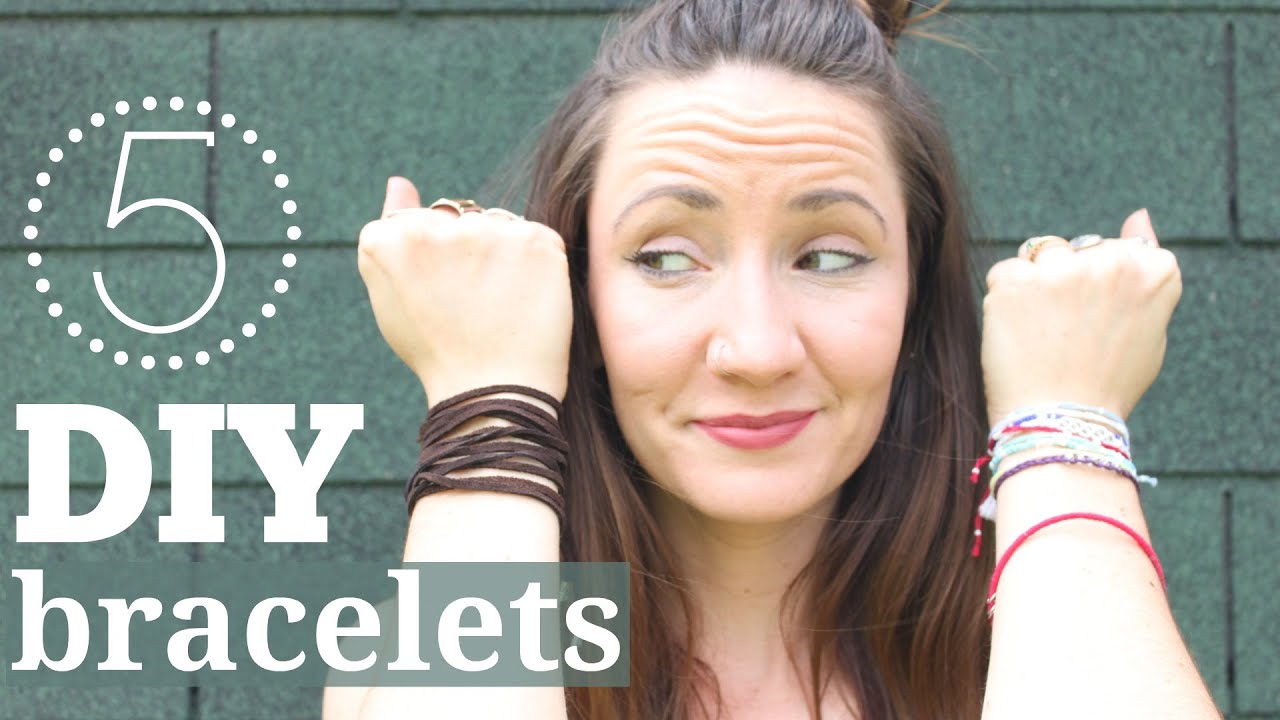 5 Easy DIY Bracelets