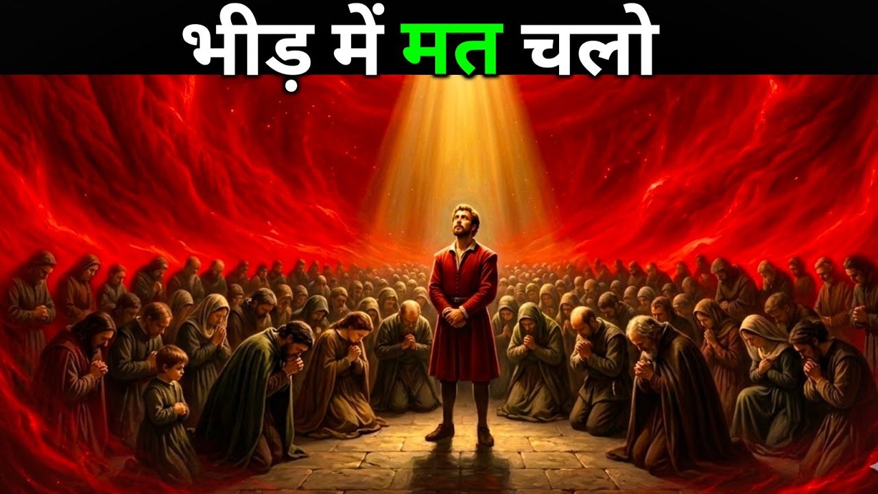 भीड़ में मत चलो | क्यों 95% लोग अपनी असली जिंदगी कभी नहीं जीते | Dark Psychology