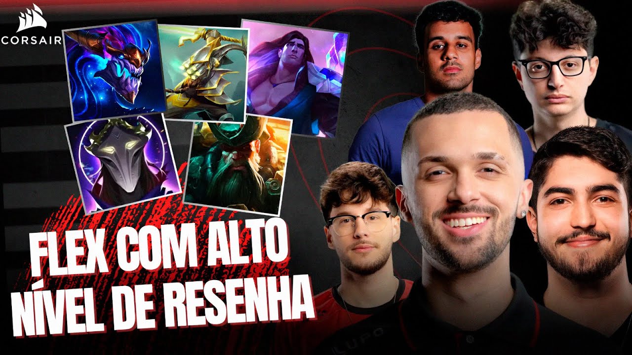 RECEBI UM SETUP NOVO DA CORSAIR E TESTEI ELE NA FLEX DA SUCATA - Jukes, Absolut, Grevthar e Tay