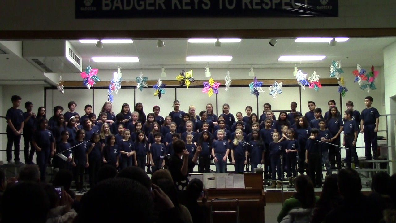 Warm Up Demonstration - Chocolate Cookie performed by Builta Elementary Chorus 2016-17