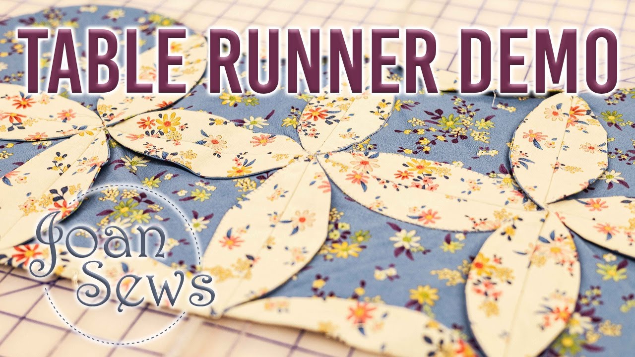 Fun and Simple Table Runner Demo! With Circles!