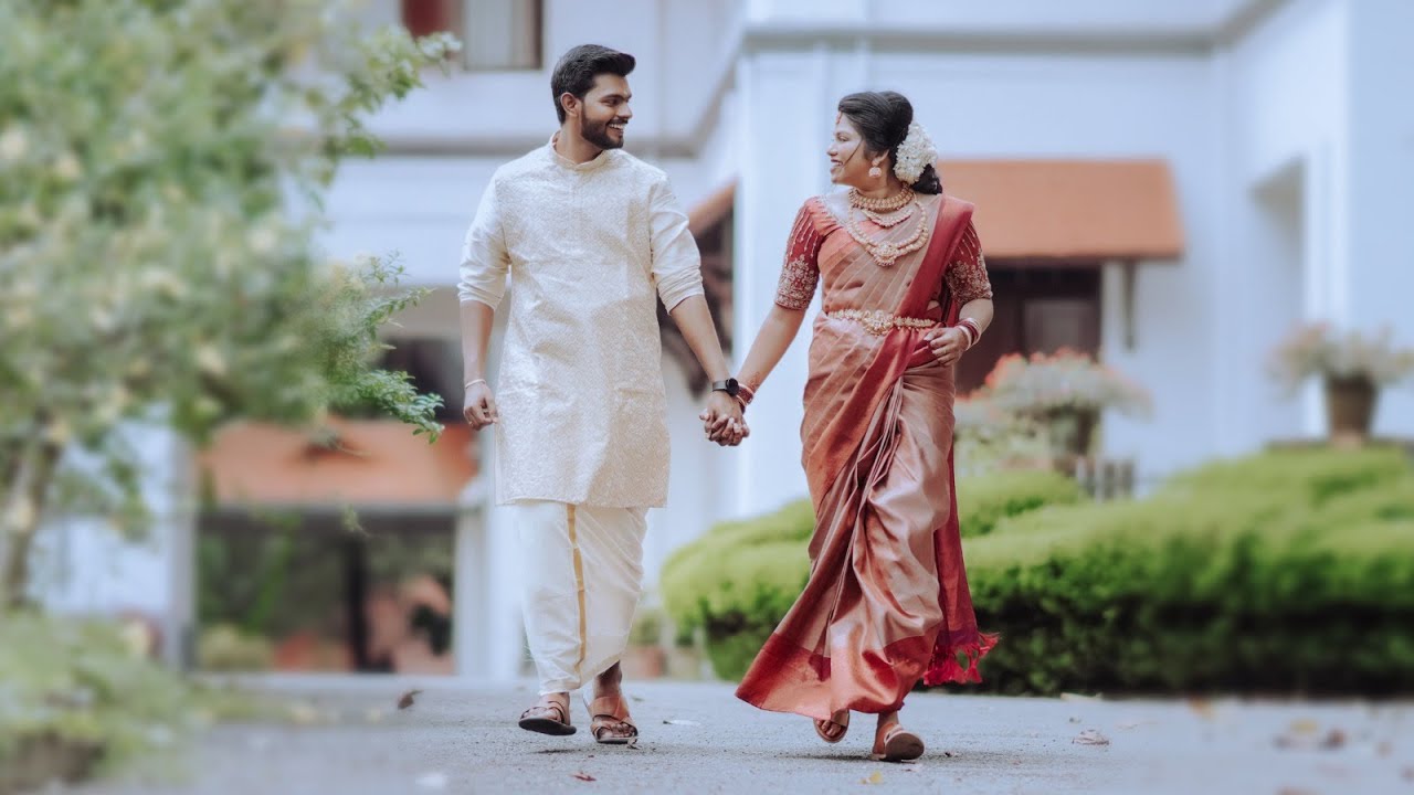 satheesh & athira Kerala Hindu Wedding Highlights 2025