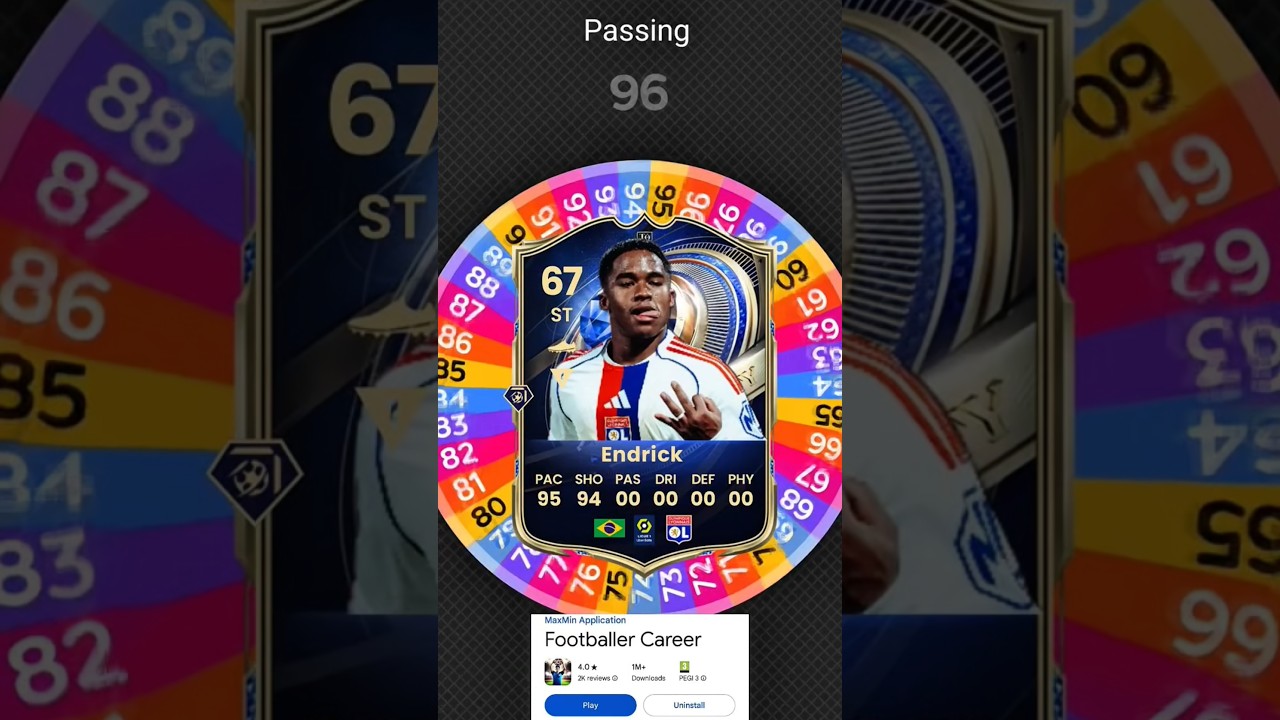 RE-SPUN ENDRICK BRAZIL WORLD CUP CARD ON EA FC 26 #eafc26 #fifa