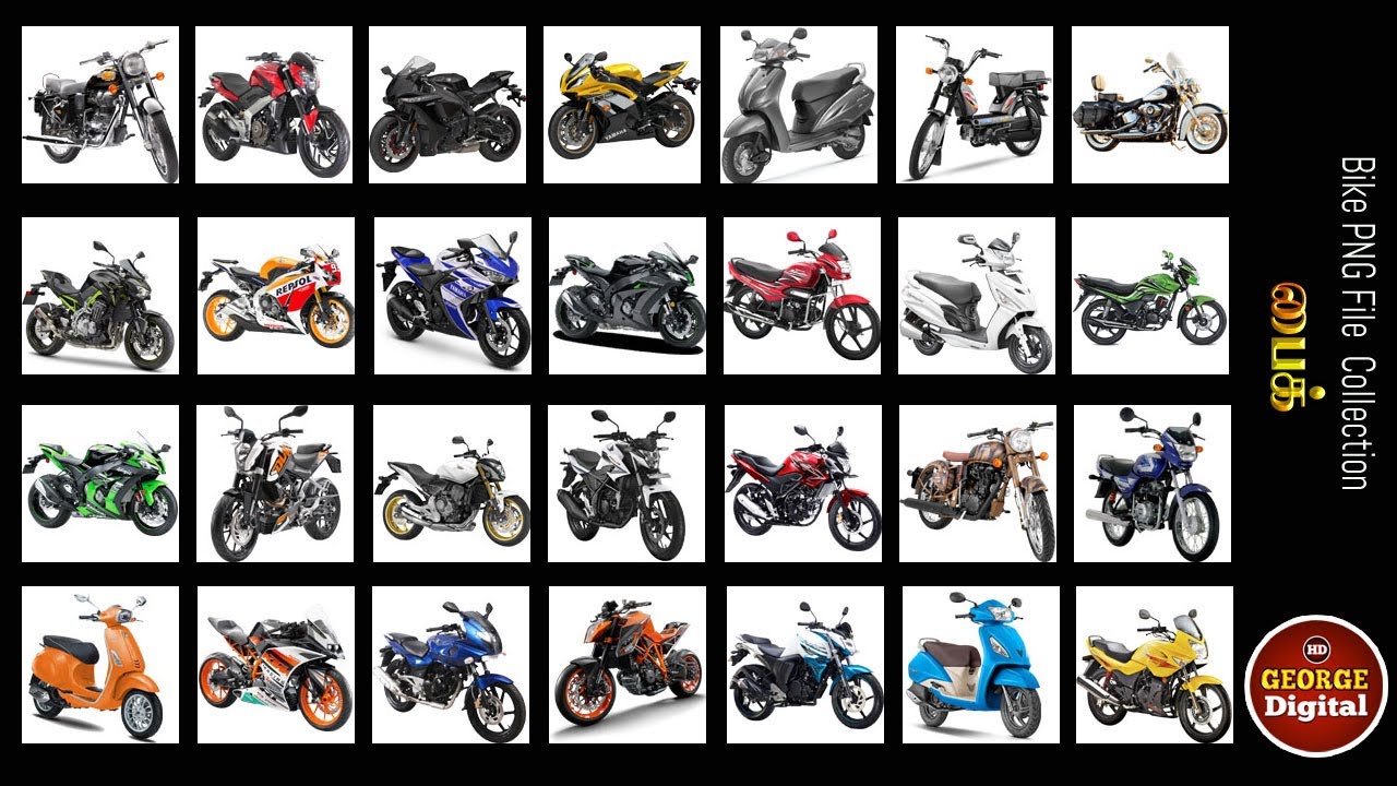 Bike PNG file collection for Photoshop designing (@georgedigital6948)