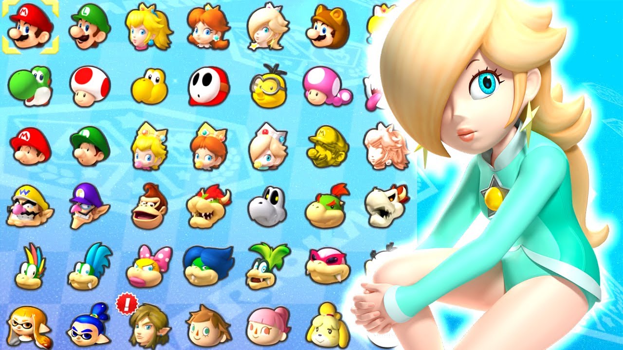 Mario Kart 8 Deluxe - All Characters Full Gameplay