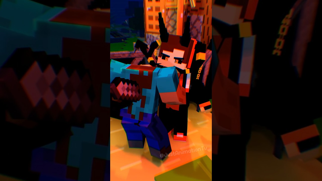 JJ and Mikey Attacked by Zombie Herobrine #shorts #animation