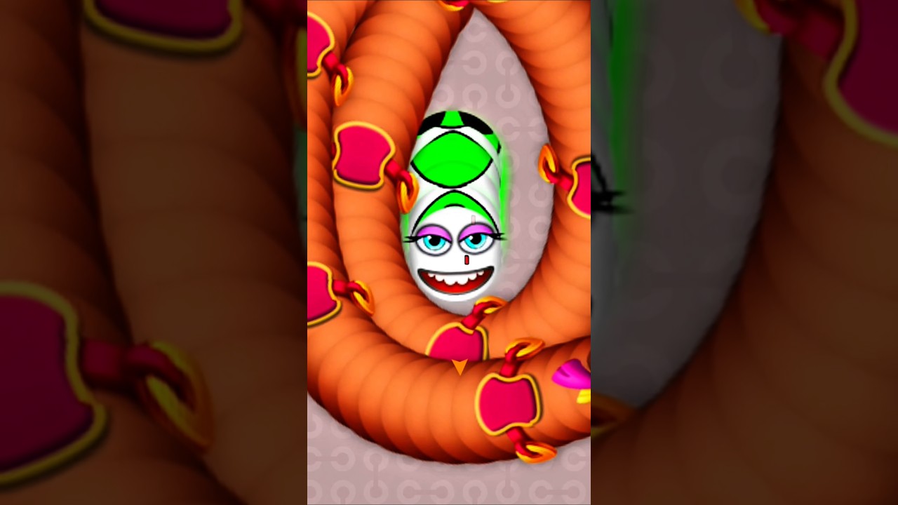 🐍😮 #wormszone #funny #gaming #video #shortsfeed #shorts #viralvideo #viralshorts