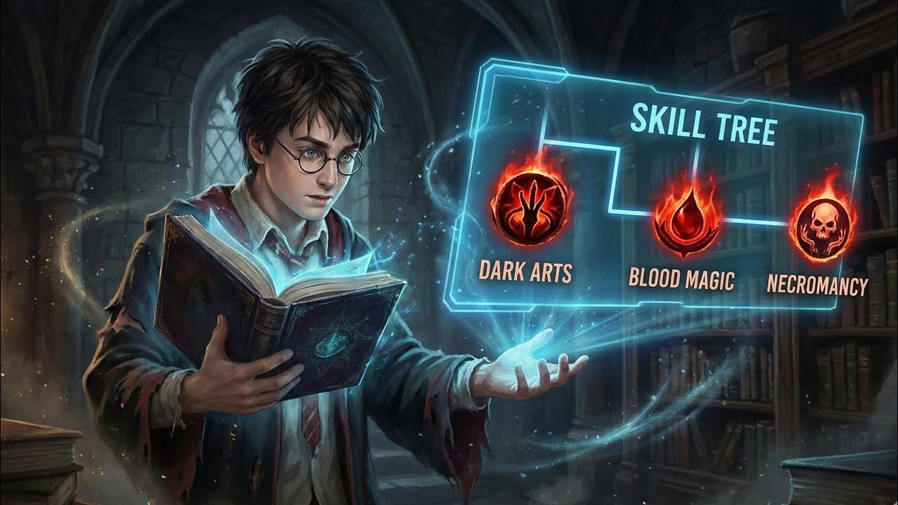 What If Harry Had SKILL TREE System & Could Unlock Forbidden Magic Branches No Wizard Has Touched