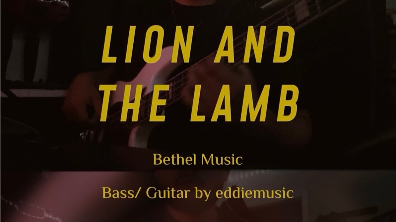 Lion and the Lamb- Bethel Music ( Guitar/Bass Play through cams ) 