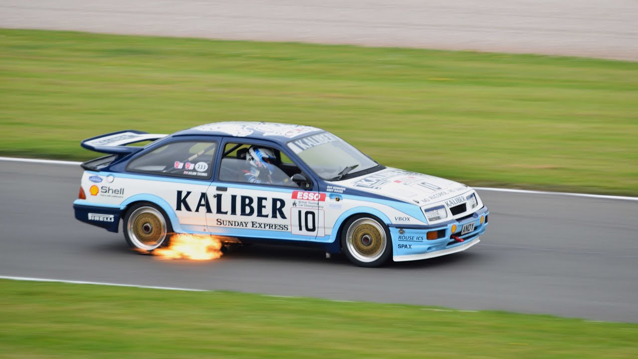 Ford Sierra RS500 Cosworth | 1980's BTCC Cars - HEAVENLY SOUNDS | Pushing Hard On Track
