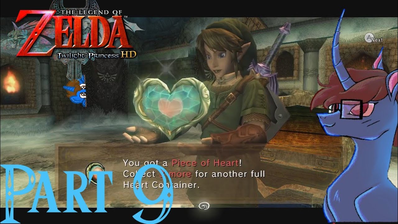PiroBrony The Legend of Zelda Twilight Princess Wii U Part 9 solve one of hardest ice puzzle for a ❤