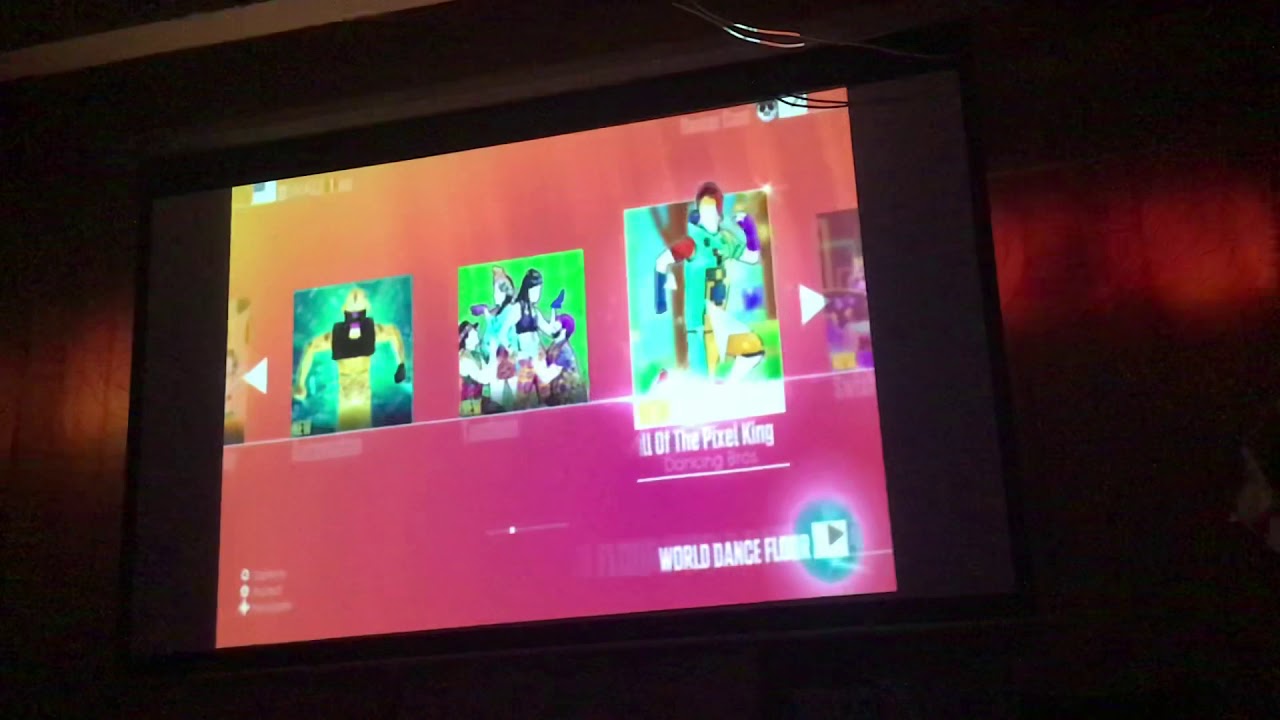 Just Dance 2018 Song List Menu (Wii)