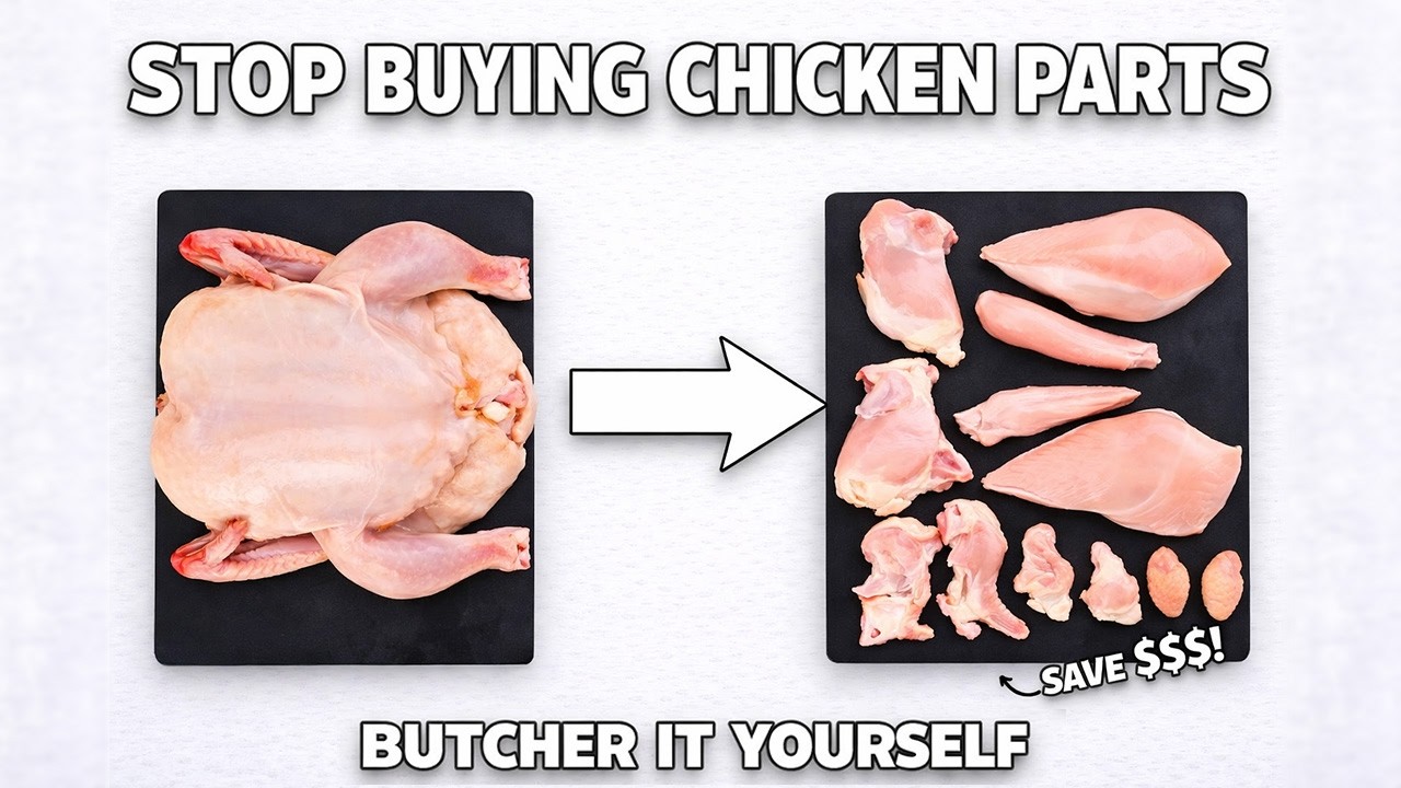 How to Break Down a Whole Chicken (Save Money)
