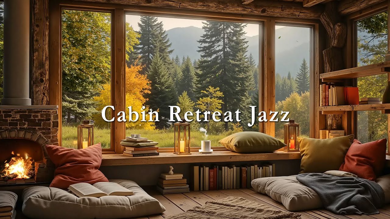 Cabin Retreat Jazz 🌿 Soft Piano, Forest Air & Calm Jazz Vibes for Relaxation
