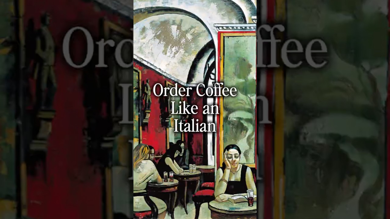 How to Order Coffee Like an Italian at the Bar 🇮🇹☕️