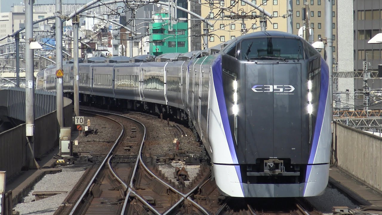 ～東京・新宿に初入線～ E353系S101+S201編成 中央本線で試運転