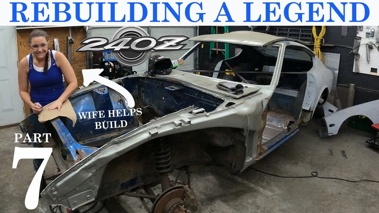 REBULDING A LEGEND (My Wife helps BUILD her 240Z) & SHOP UPGRADE