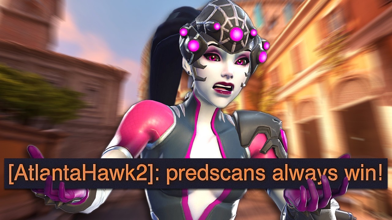 Shots that made a DEMENTED DPS Player call me a Predscan... | Overwatch