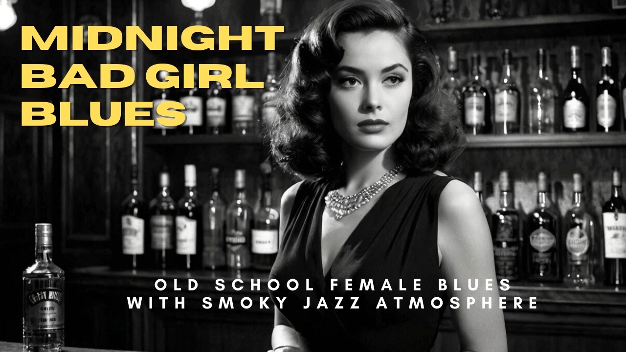 Retro Bad Girl Blues 🎶 Old School Female Blues with Smoky Jazz Atmosphere