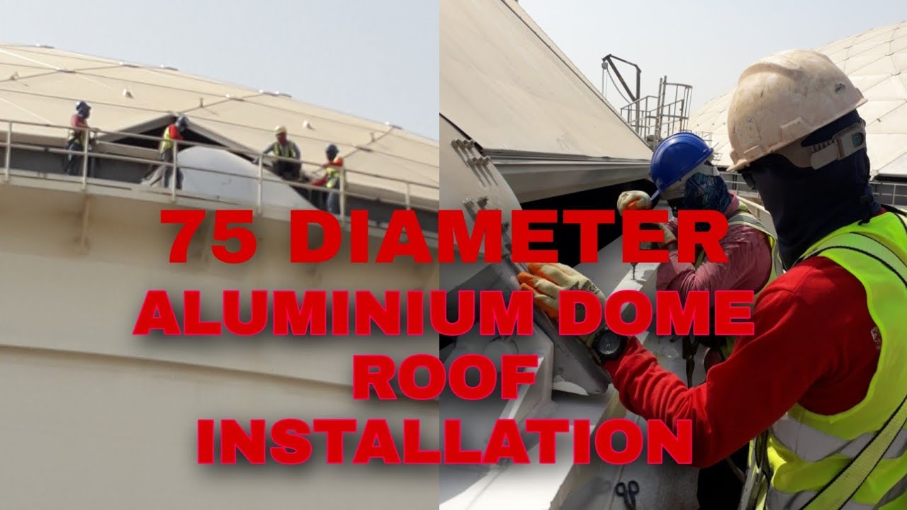 ALUMINIUM  DOME ROOF INSTALLATION | PANEL BIRD SCREEN+ PLASHING PANEL