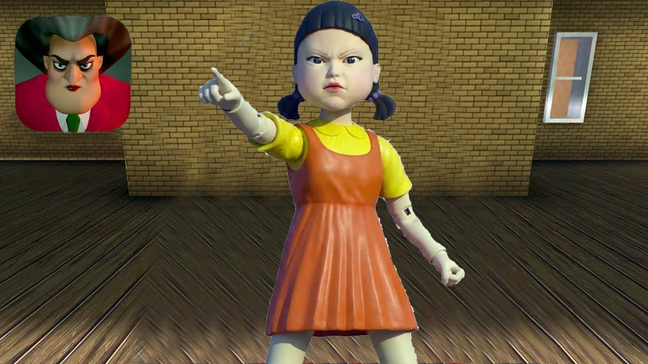 Scary Teacher 3D Squid Game Doll Part 107 Full History New Update Special Levels Gameplay