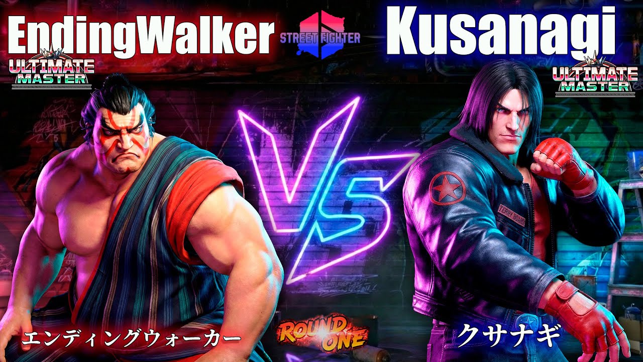 EndingWalker (E.Honda) vs Kusanagi (Terry) ▰ Rare Pick! | SF6 / スト6