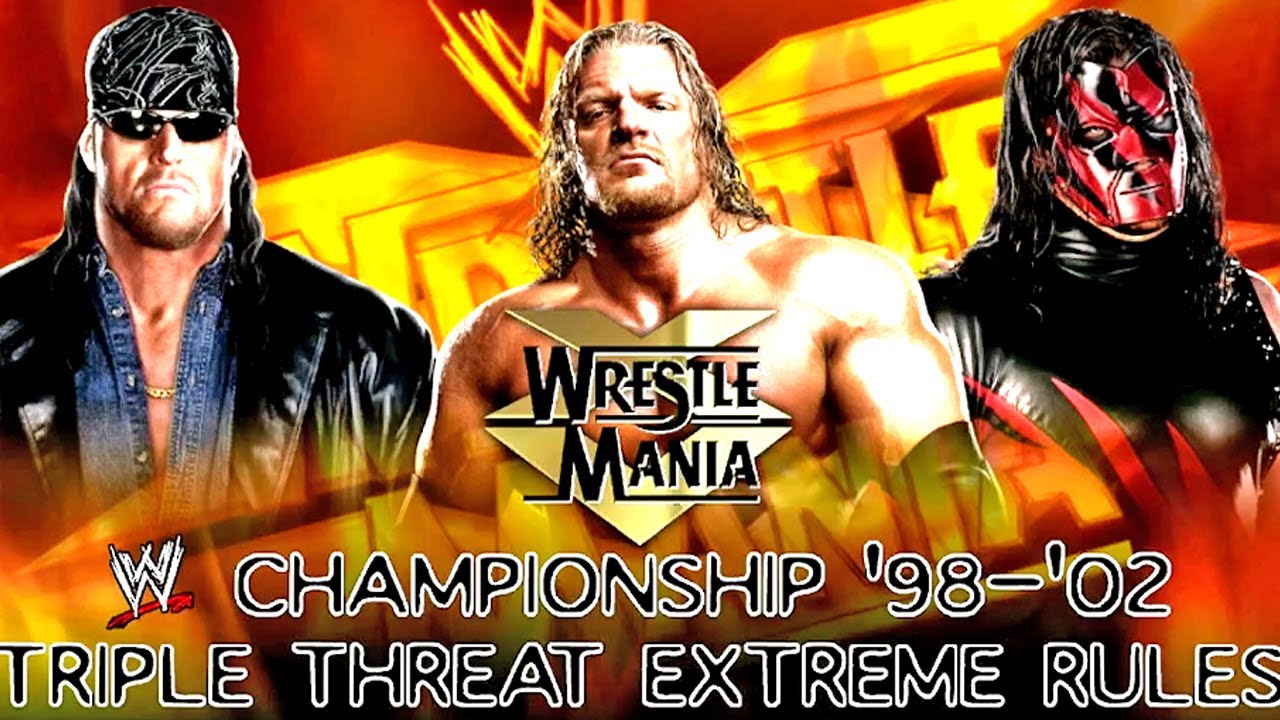 WWE 2K14 Трипл Эйч против Андертейкера против Кейна