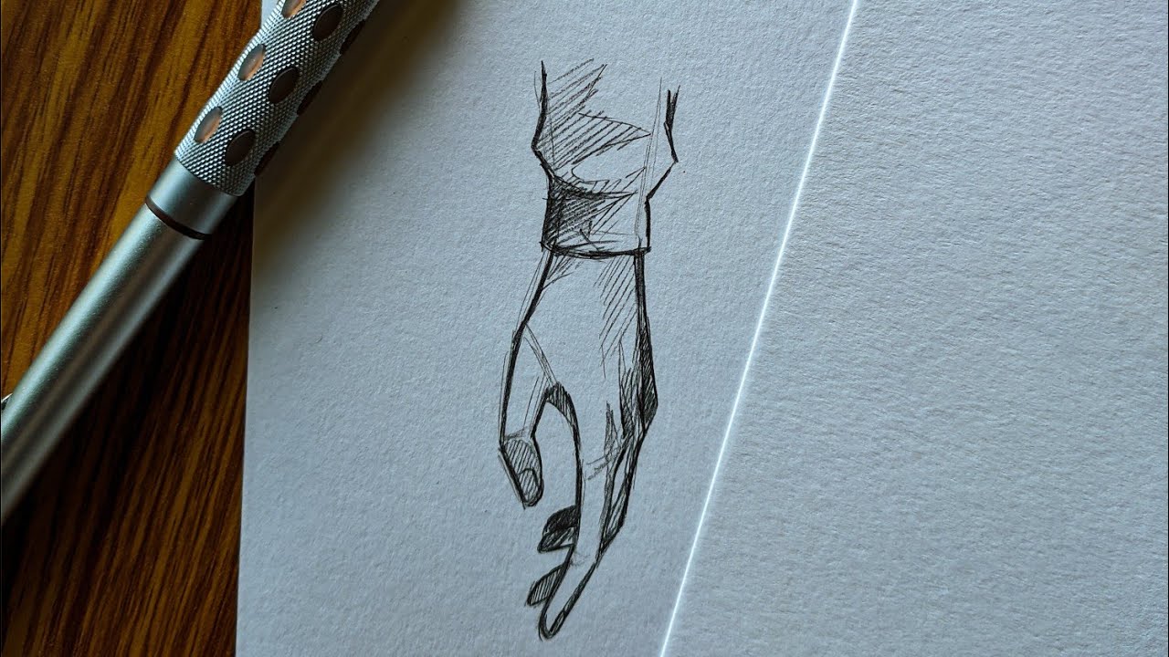 How To Draw a Hand #1 RealTime