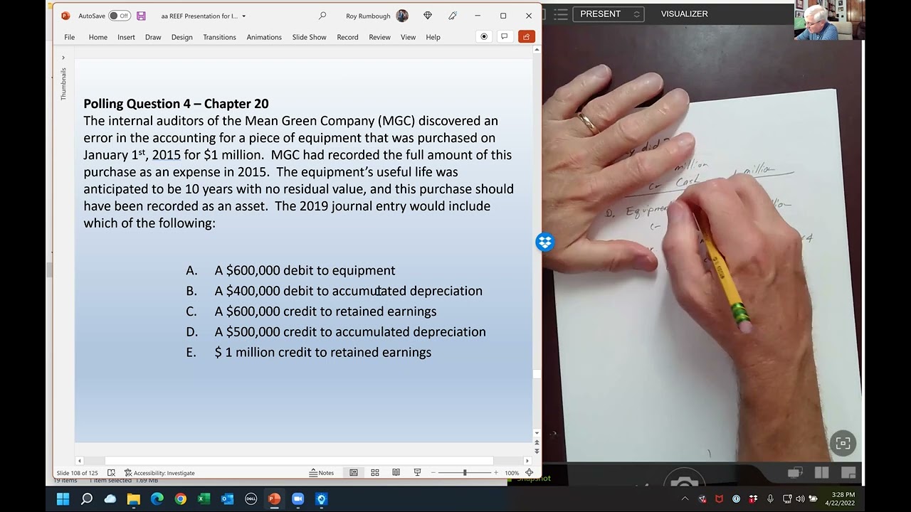 Intermediate Accounting: Accounting Changes and Error Corrections Problems (20b)