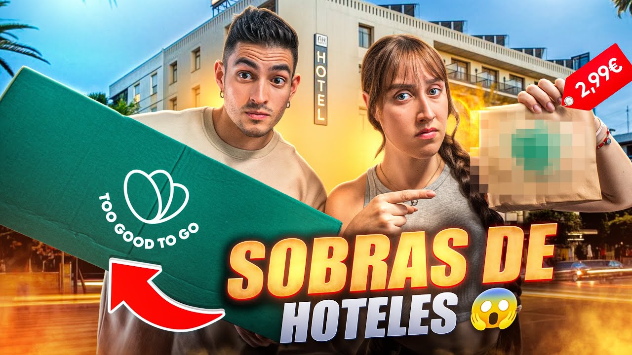 24 HORAS comiendo con Too Good To Go 😨 ¿Son sobras o comida de verdad?