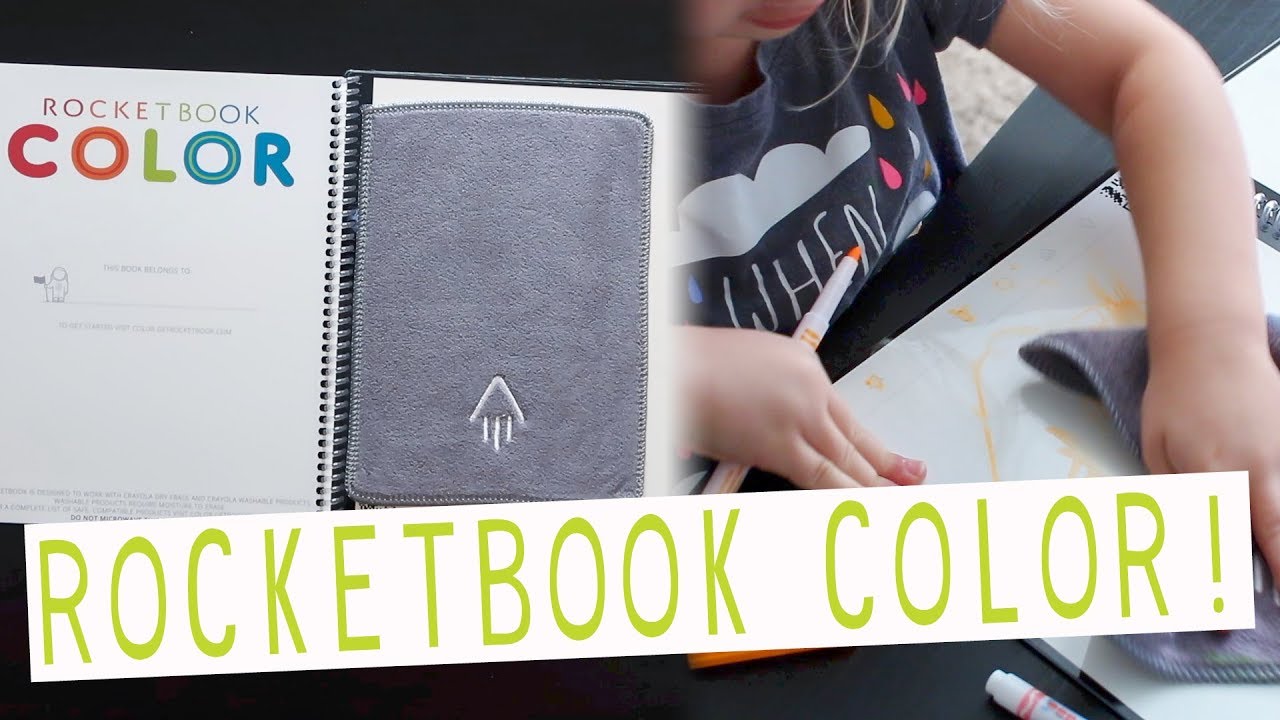 REUSABLE COLORING BOOK! | Rocketbook Color Review