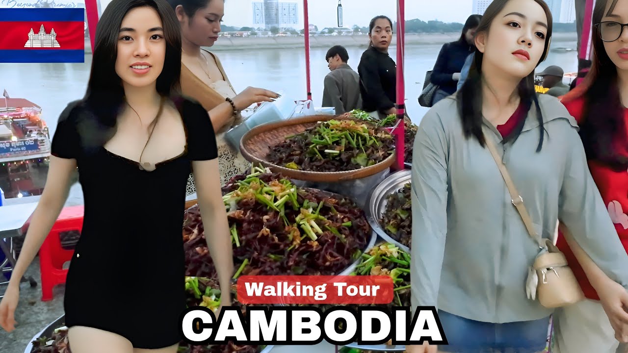 Cambodia Street Food HEAVEN in Phnom Penh City | Unbelievable Food Market & Street Walking Tour 