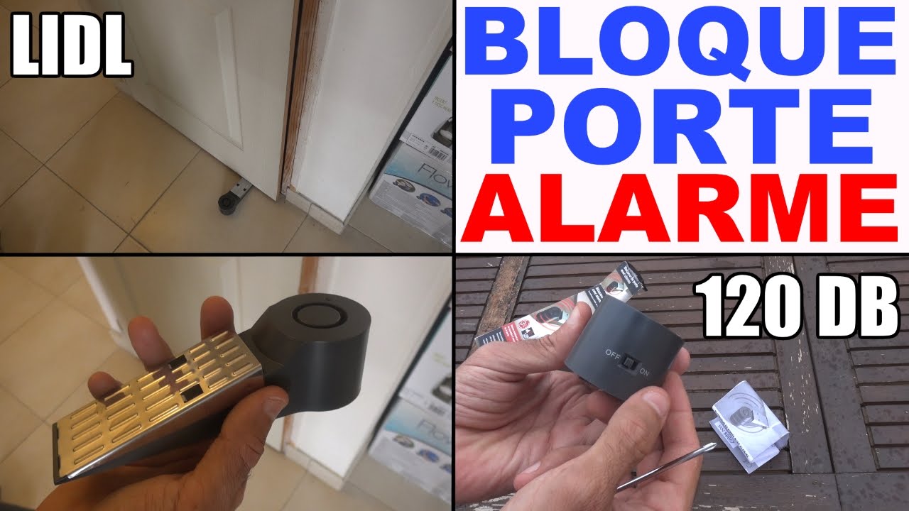 cale porte alarme lidl kompernass gmbh TA 120 A1 bloque porte doorstop alarm turstopper