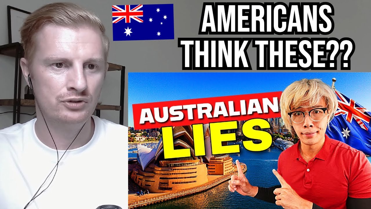 Реакция на 10 ЛЖЕЙ, которые Америка рассказала мне об Австралии (рассказано американцем)