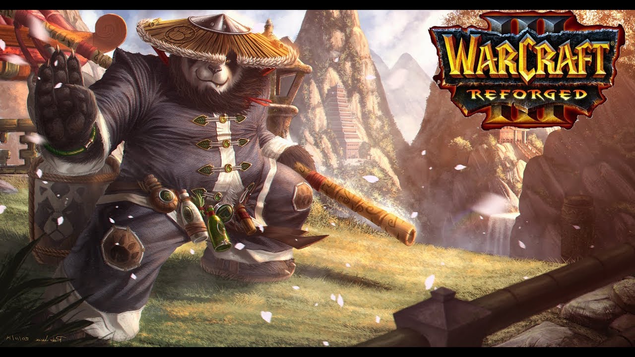 Warcraft III Reforged: Pandaren Brewmaster Level 7 Gameplay