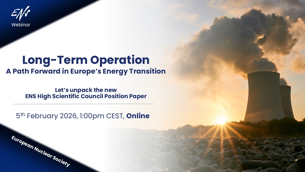ENS Webinar - Long-Term Operation: A Path Forward in Europe’s Energy Transition