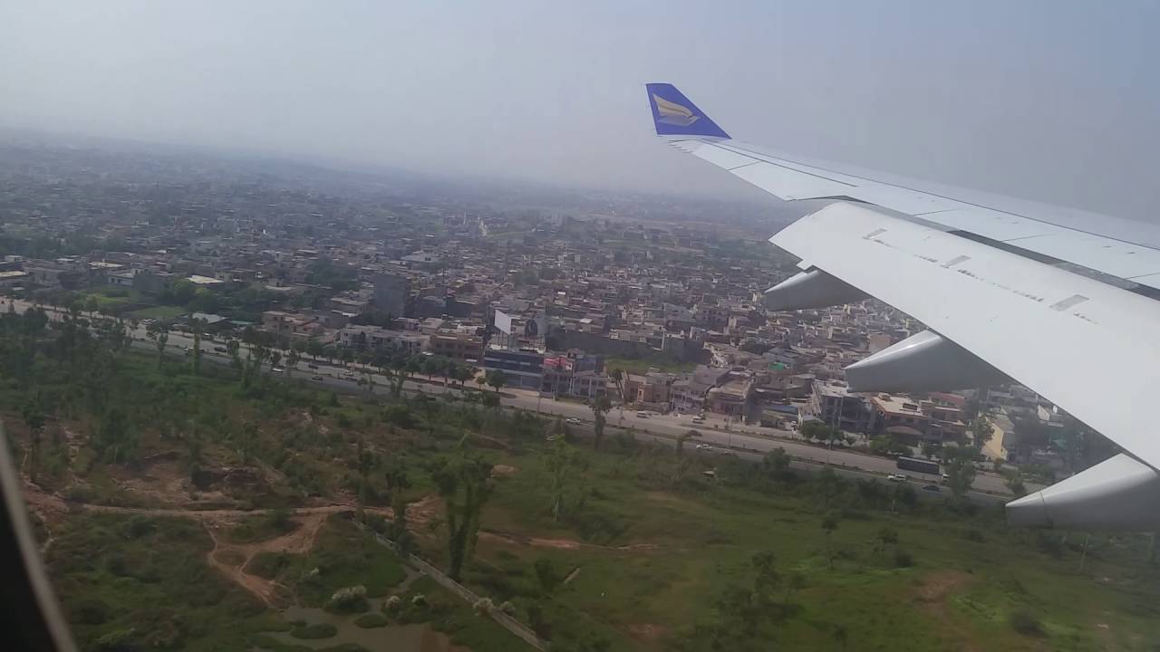Shaheen Airline Landing at  Islamabad Airport  Pakistan K2 TV