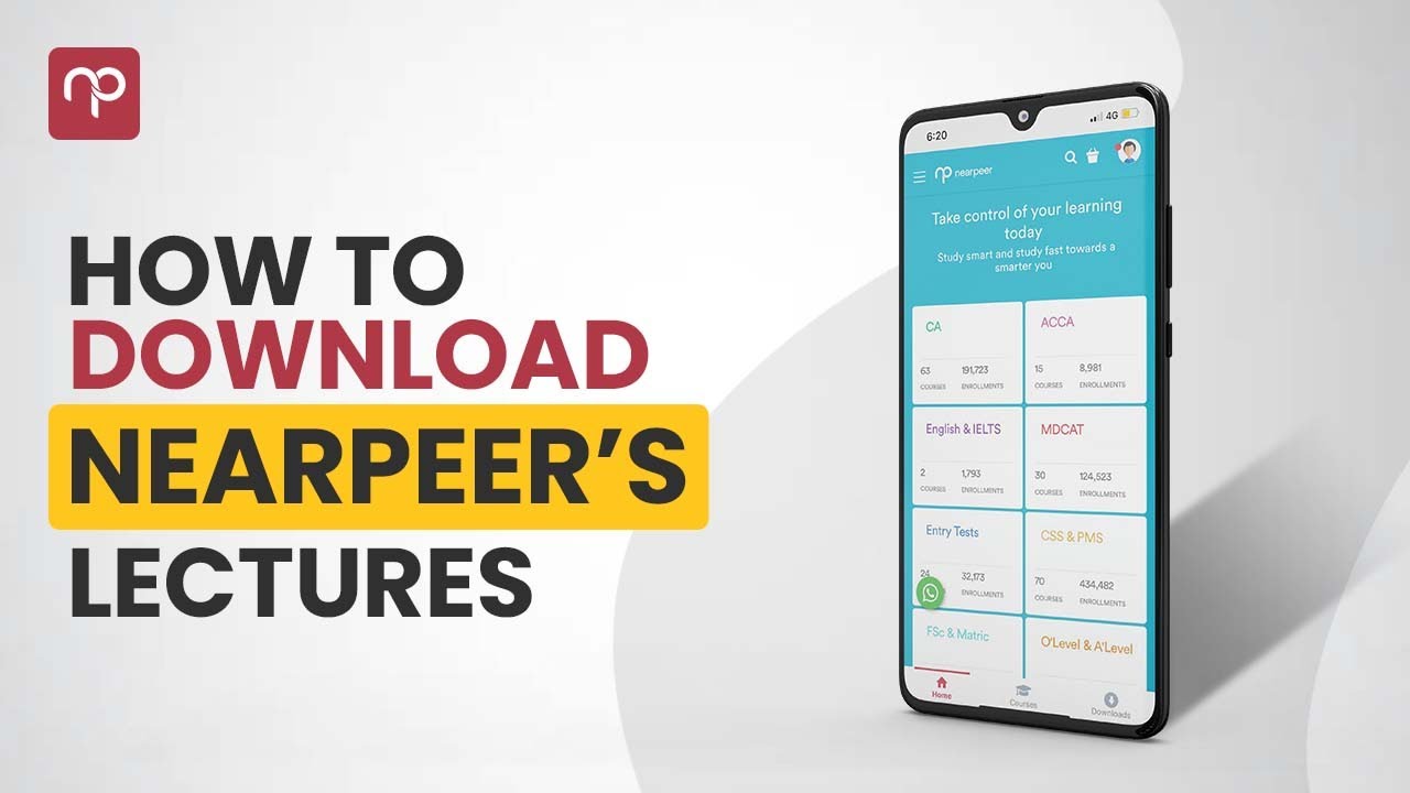 How to Download Lectures on the Nearpeer App