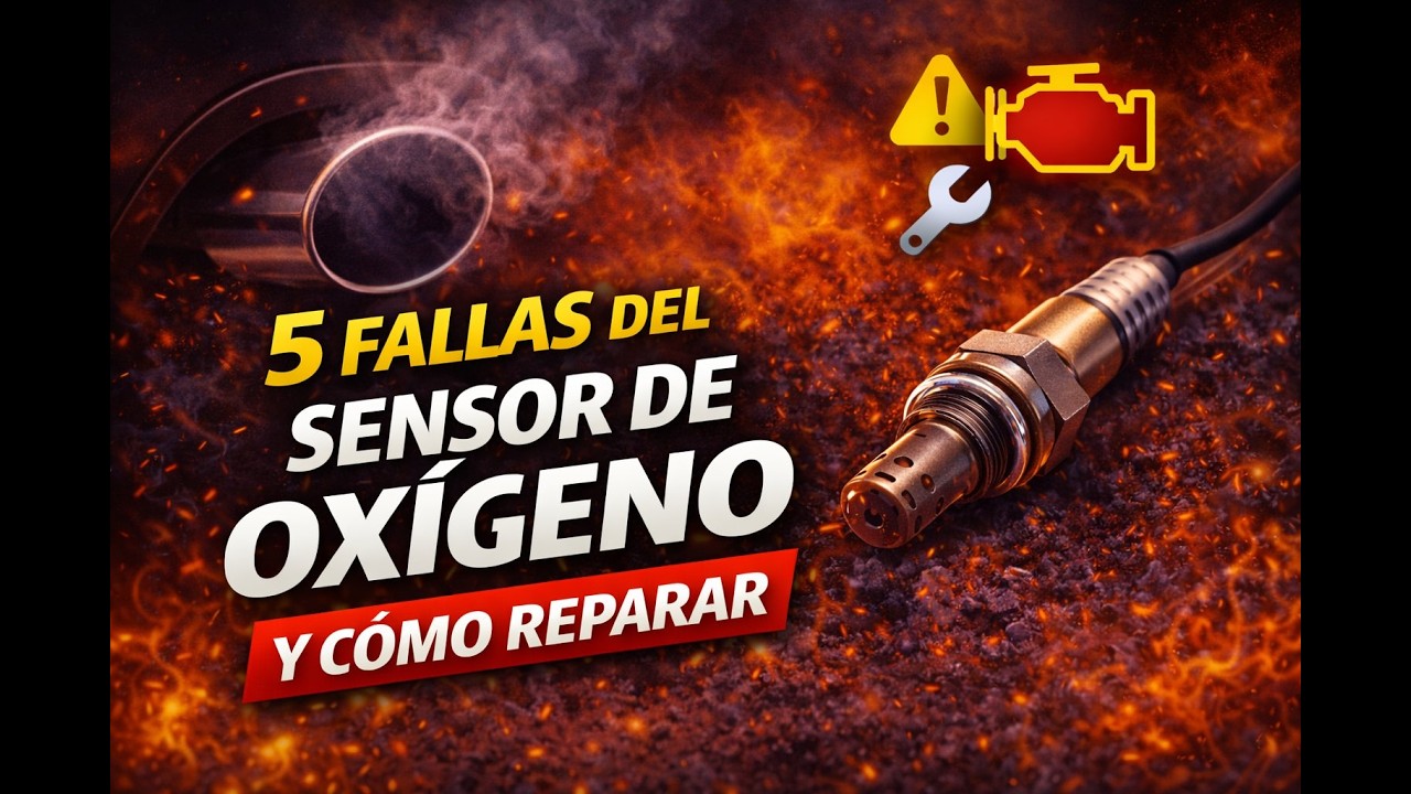 5 fallas del sensor de oxigeno y como reparar