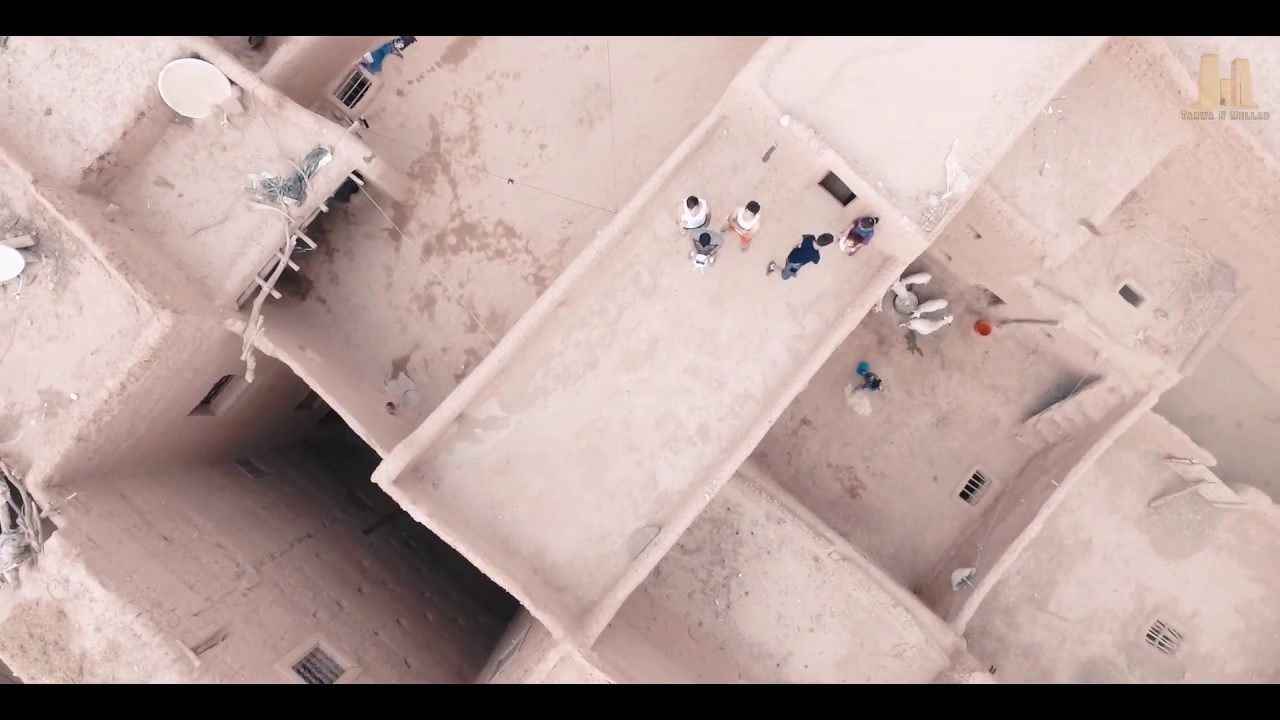 مشاهد خيالية من سماء بلدة ملاعب سنة 2016 -  Ksar Mellab Errachidia Drone DJI Phantom