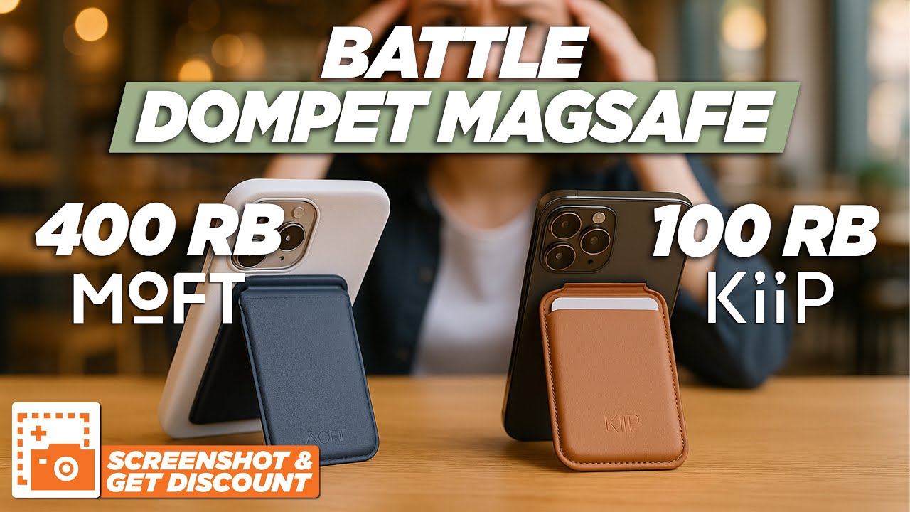 BATTLE DOMPET MAGSAFE, MOFT 400 RIBUAN VS KIIP 100 RIBUAN!!