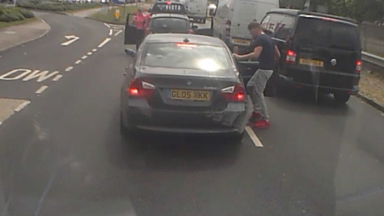 Dashcam Captures Driver's Angry Road Rage
