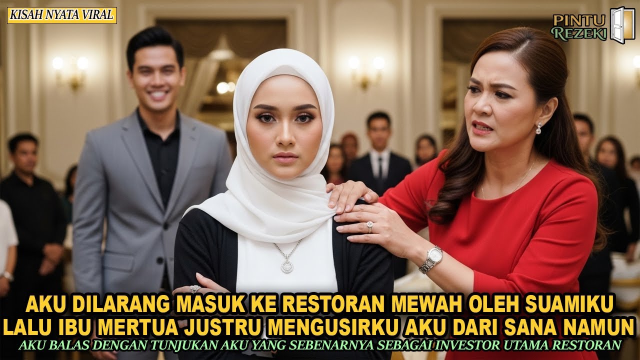 AKU DILARANG MASUK RESTORAN MEWAH OLEH SUAMIKU DAN DIUSIR IBUMERTUA DARI SANA - AKU BALAS DENGAN INI