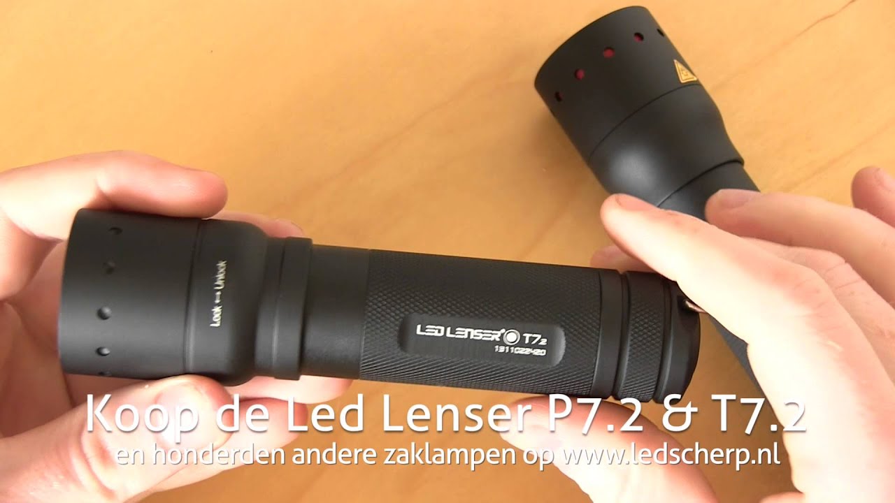 Verschil tussen de Led Lenser P7.2 & T7.2 - ledscherp.nl [NL/BE]
