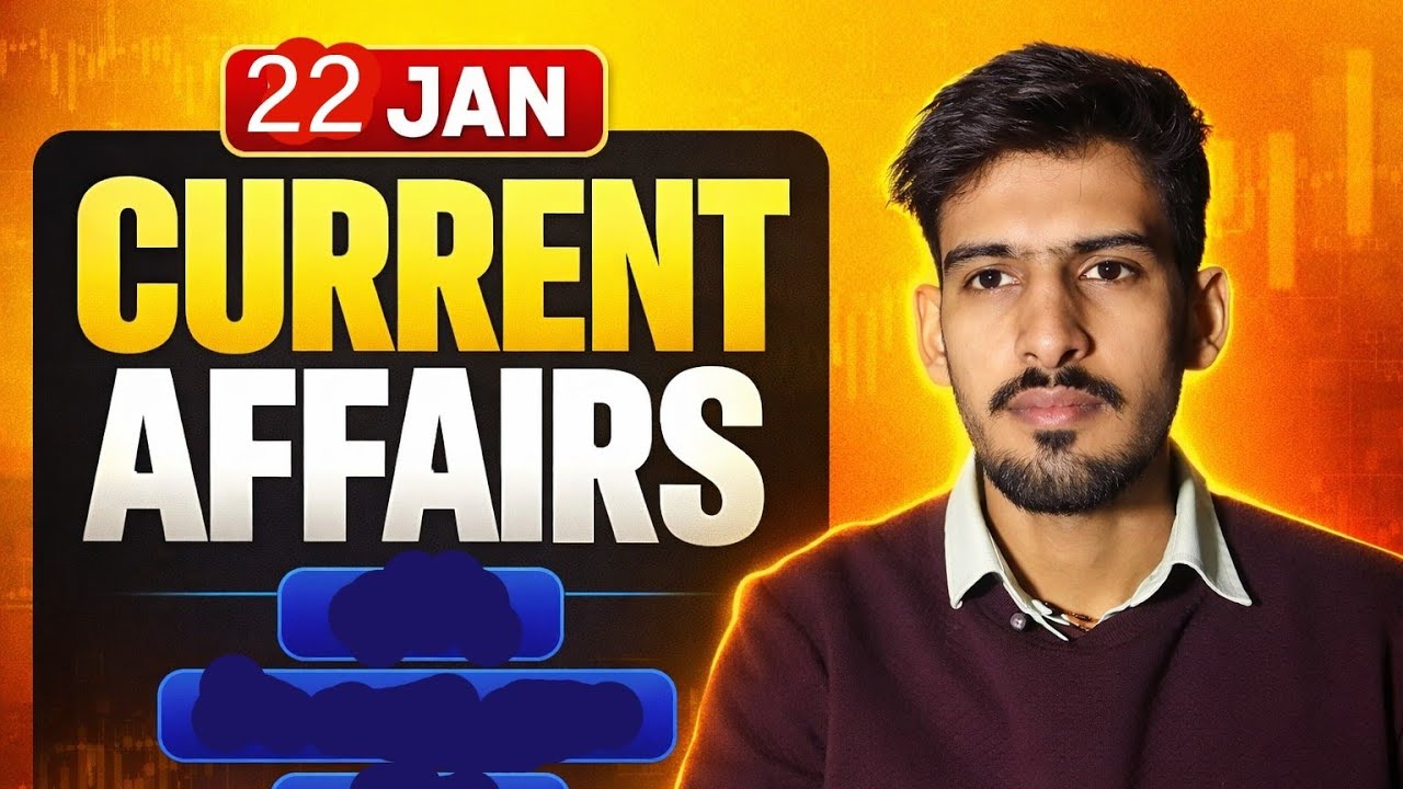 22 January 2026 |Daily Current Affairs| Bank exam|#currentaffairs #bankexam #video #rrbclerkmains 