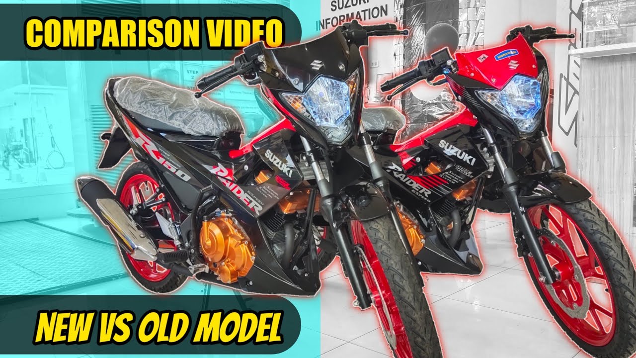 RAIDER 150 | SIDE TO SIDE COMPARISON OF 2022 AND 2023 MODEL