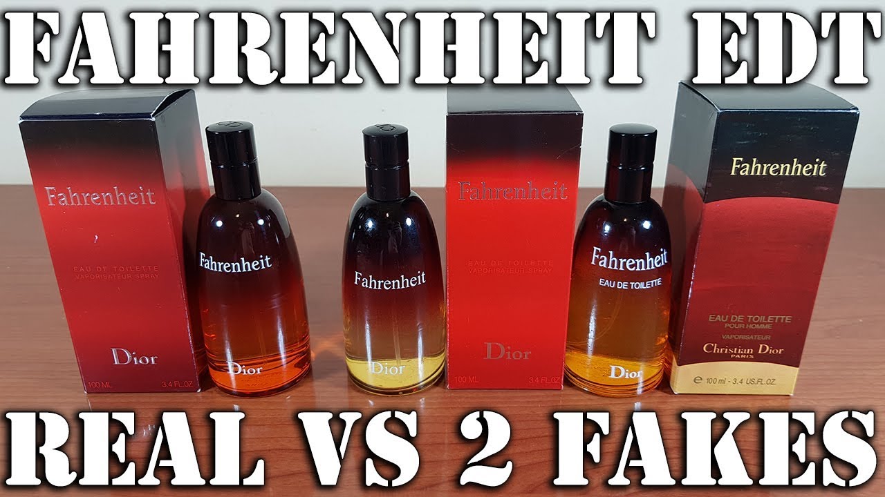 Fake fragrance - Fahrenheit EdT by Dior