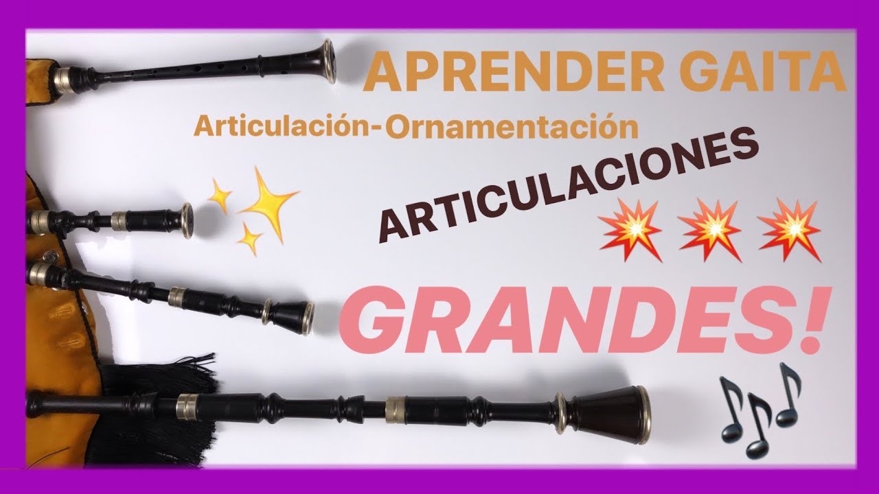 🍀🍀APRENDER GAITA🍀🍀 - (Articulación y ornamentación) 4 💥los picados abiertos💥 gaita gallega